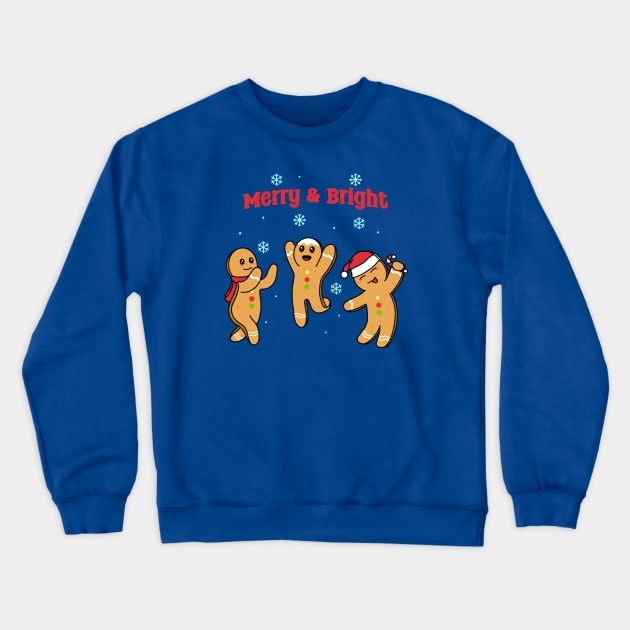 Dancing Gingerbread Crewneck Sweatshirt by Kimprut